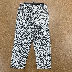 J. Crew Animal Print Dress Pants